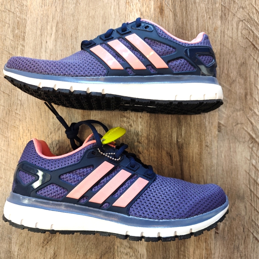 Adidas Purple and Pink Energy Cloudfoam Running Shoes
